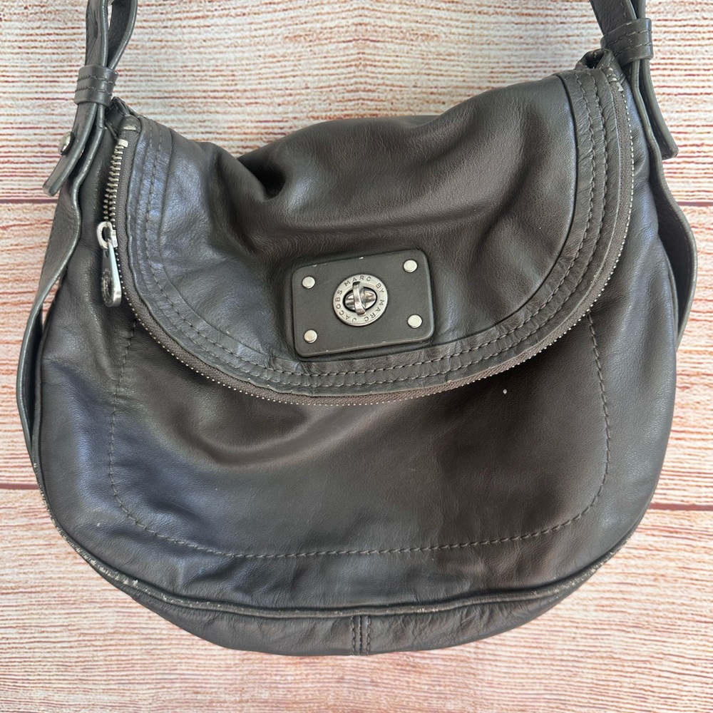 Black Leather Marc by Marc Jacob’s Shoulder Bag